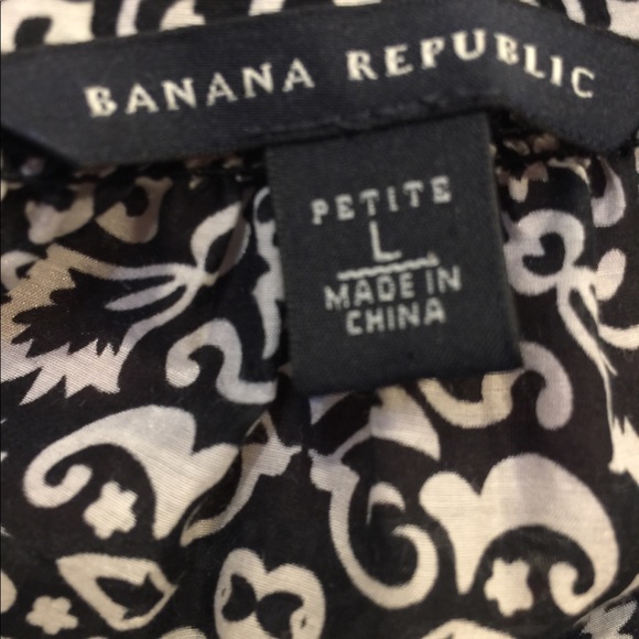 Bananna Republic short sleeve flower print top - Picture 4 of 4
